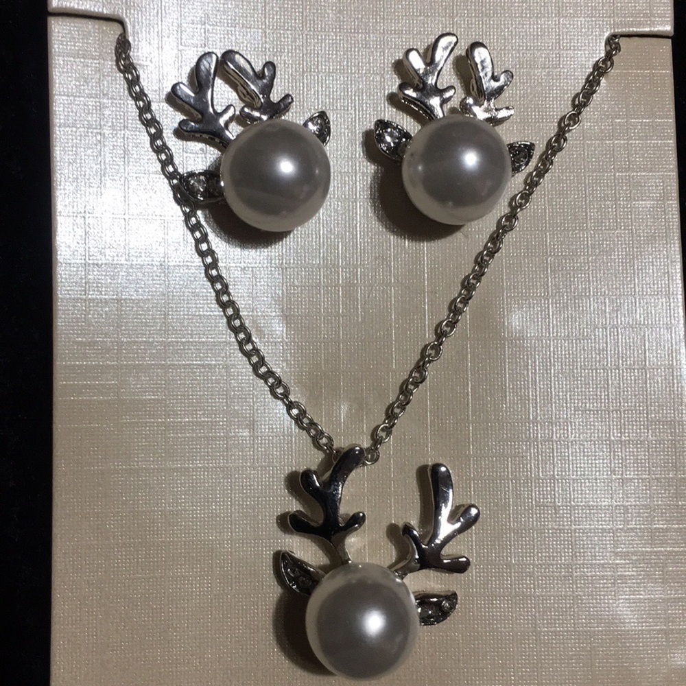 🔥deer set included earrings and necklace gift set - Picture 2 of 8
